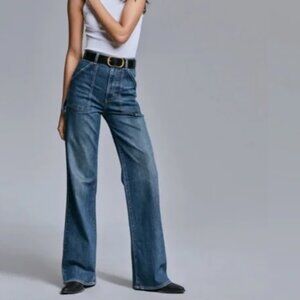 Nili Lotan Quentin Straight leg Jeans 31 Classic Wash